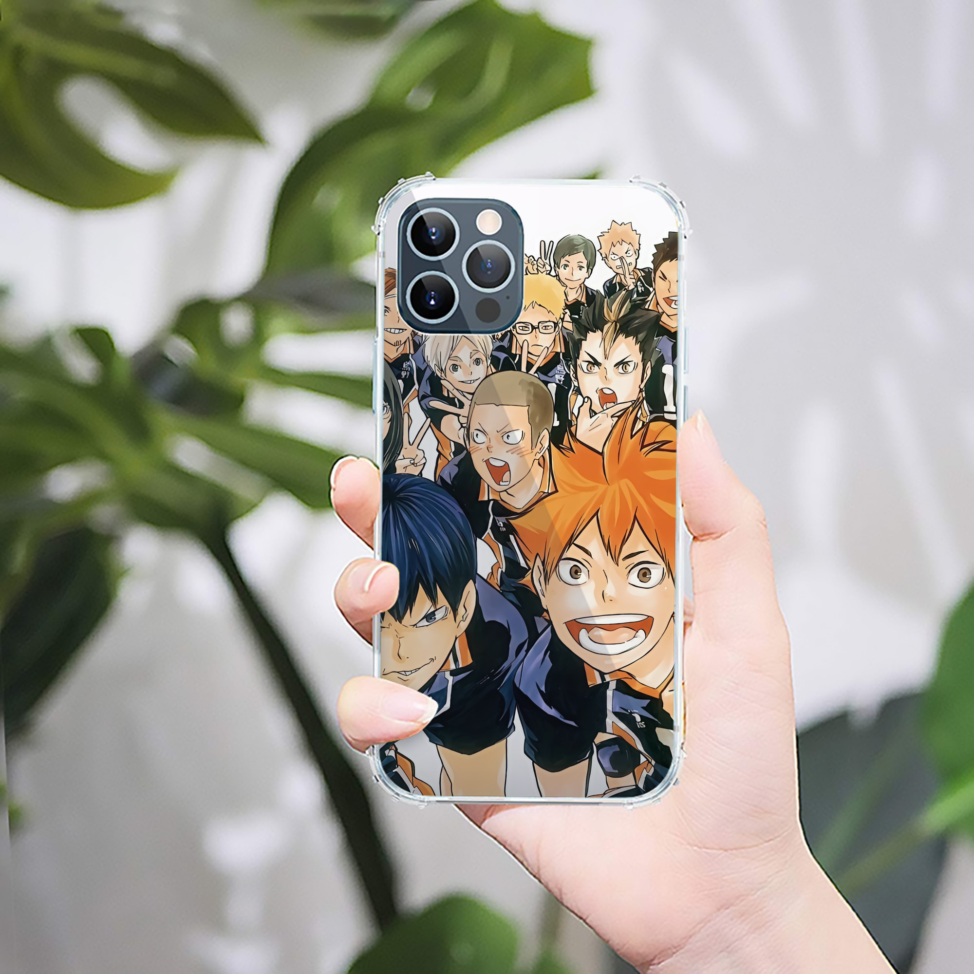 （画像用） ハイキュー!! Haikyu!! 【iPhone 12シリーズ対応】透明スマホケース（クリアソフトケース）